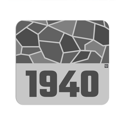 1940 Year Mouse pad (Melange Grey)