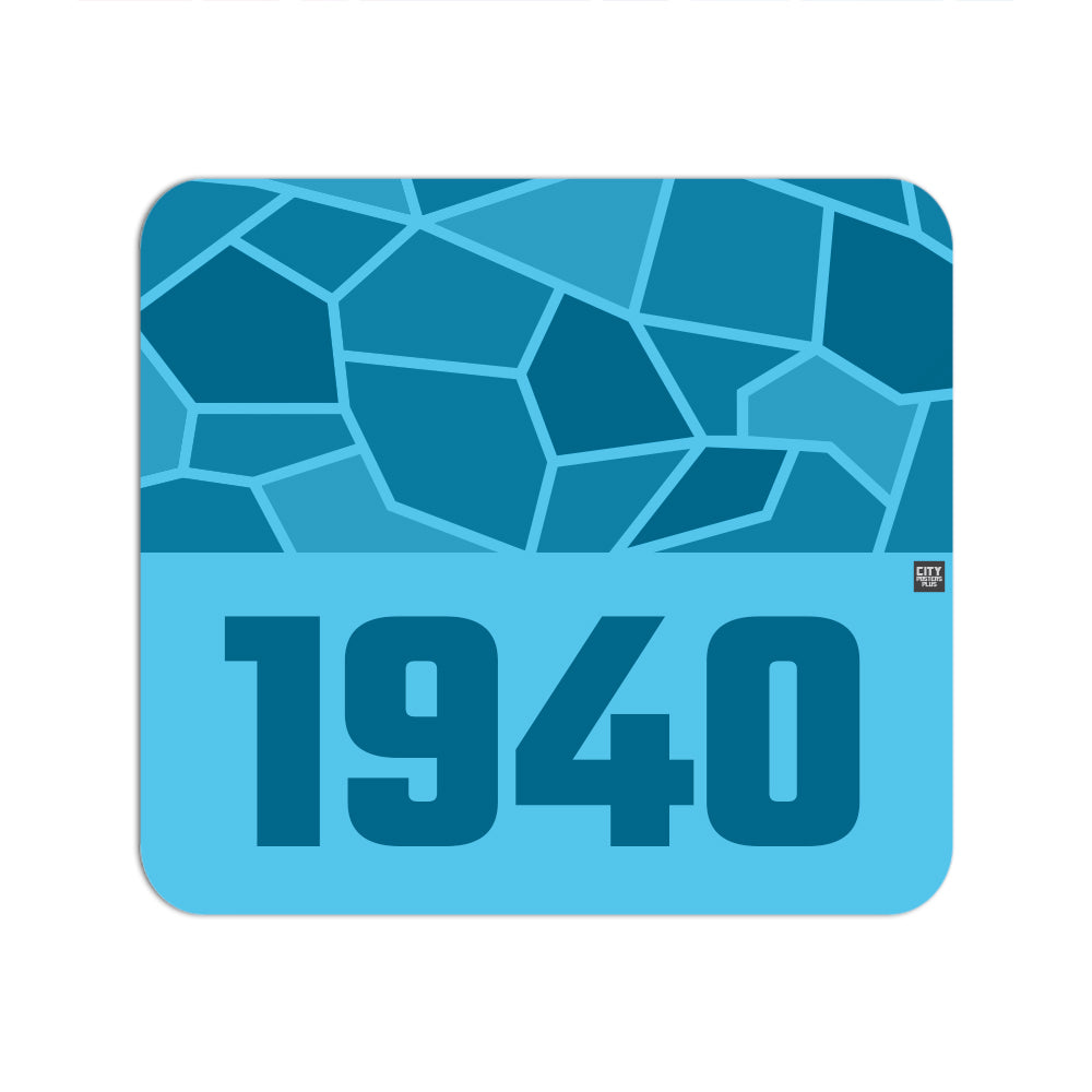 1940 Year Mouse pad (Sky Blue)