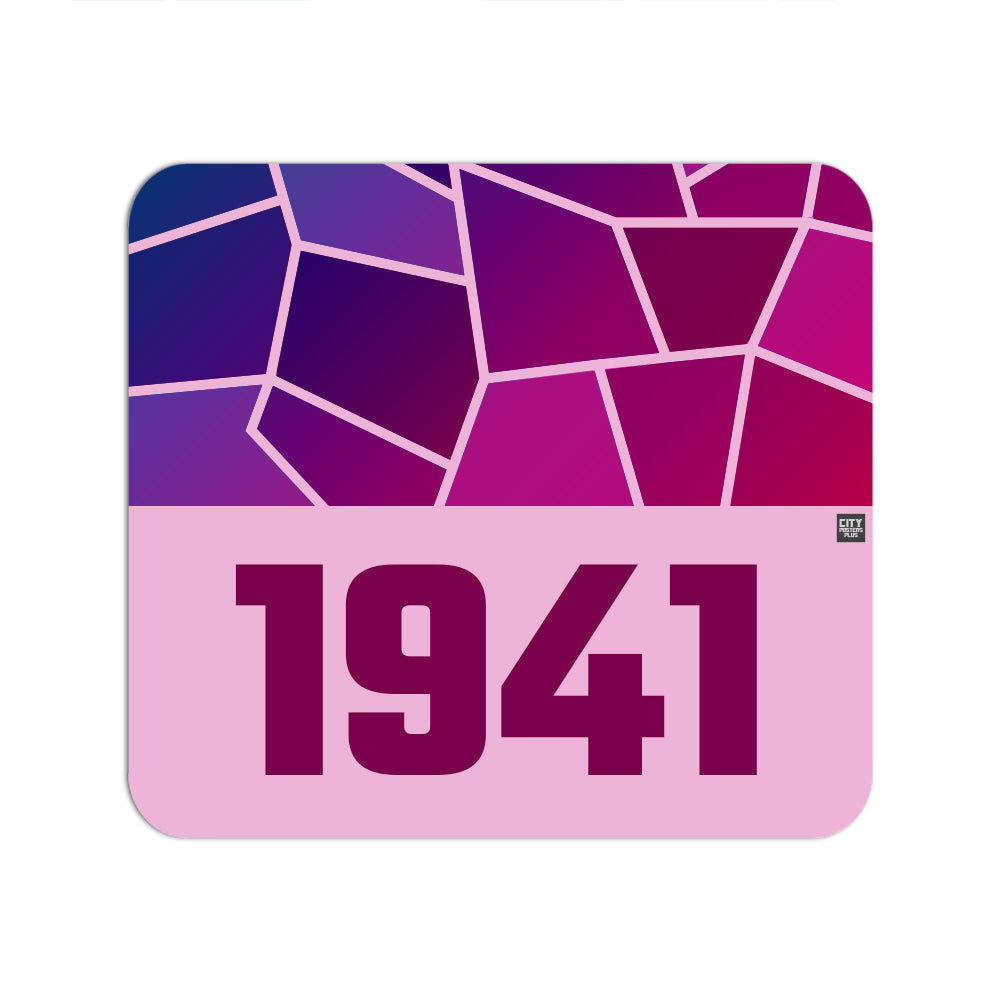 1941 Year Mouse pad (Light Pink)