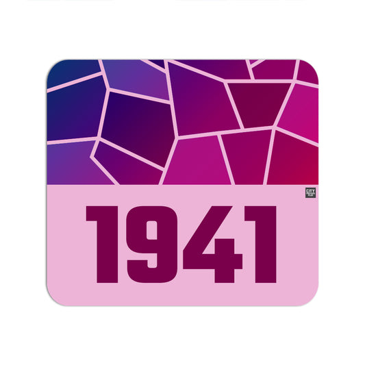 1941 Year Mouse pad (Light Pink)