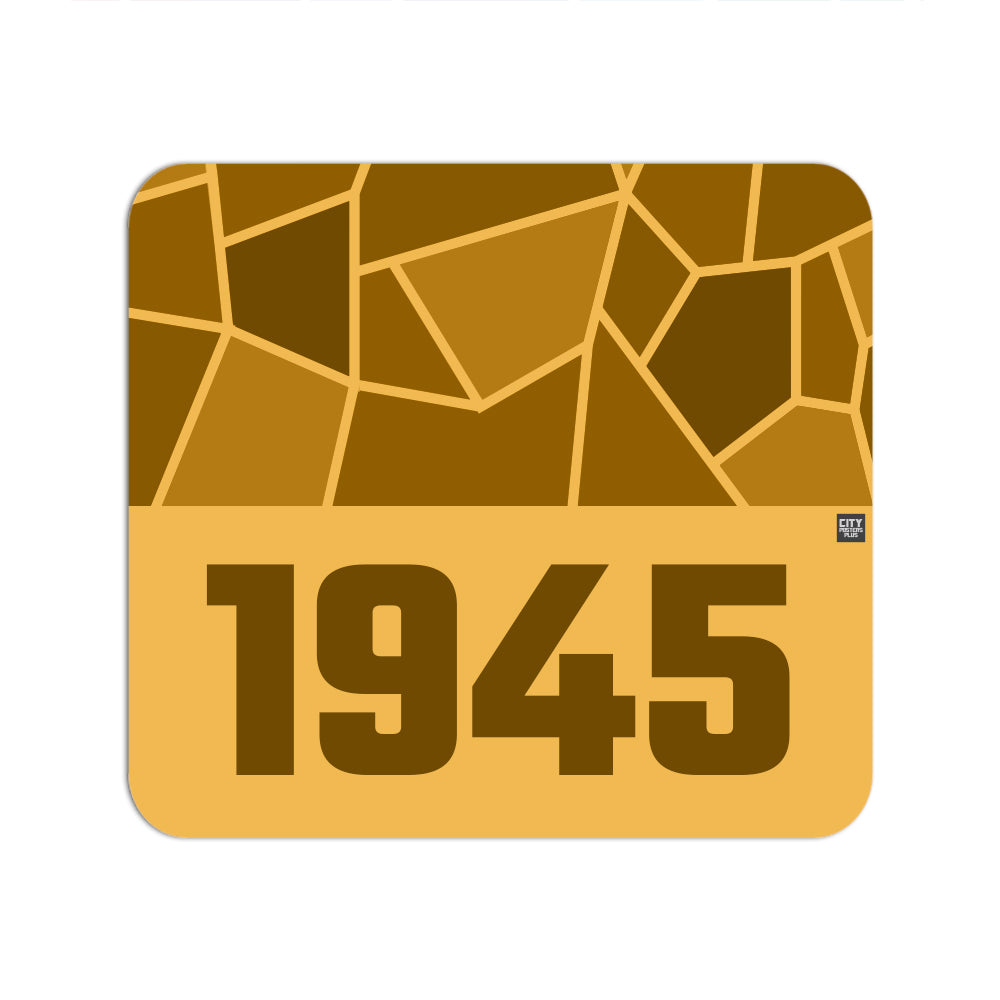 1945 Year Mouse pad (Golden Yellow)