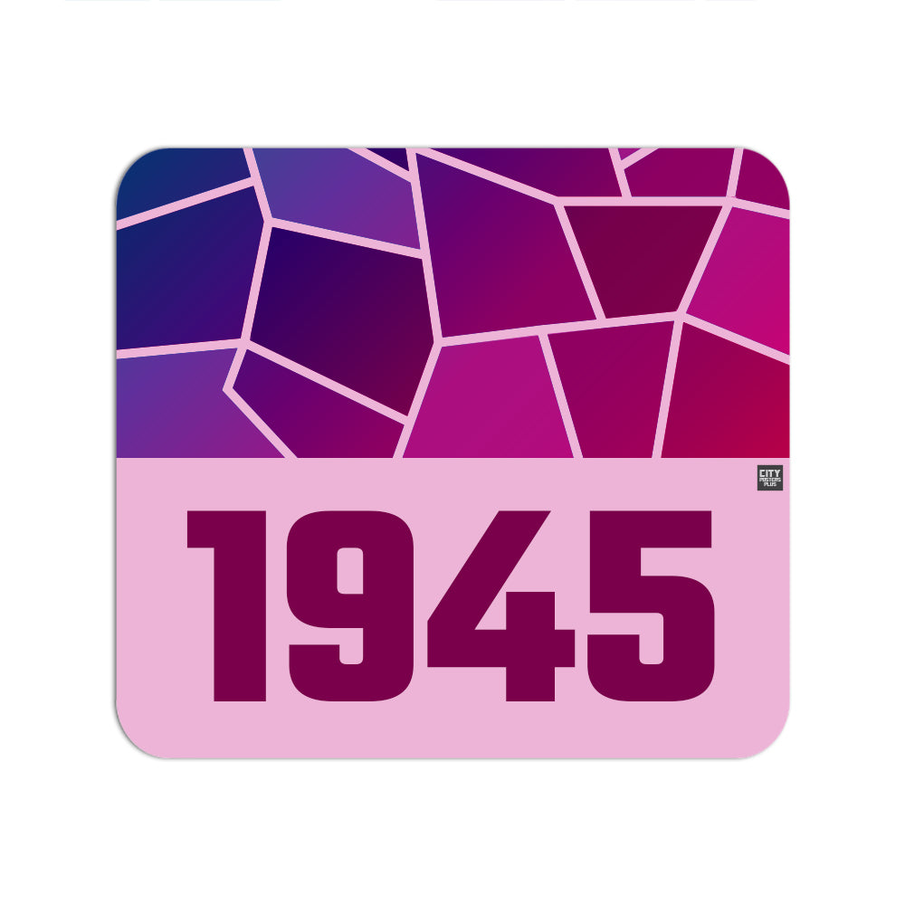 1945 Year Mouse pad (Light Pink)