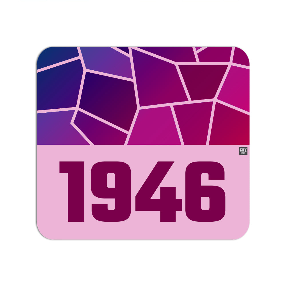 1946 Year Mouse pad (Light Pink)