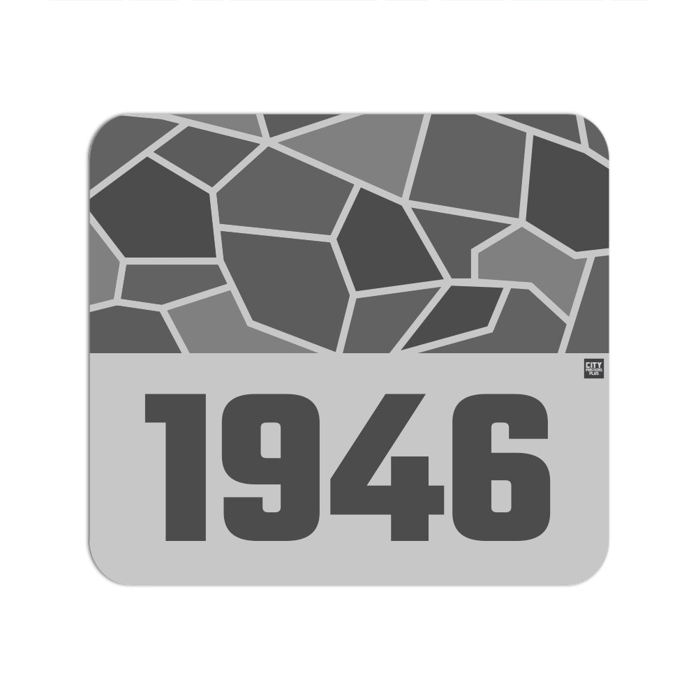 1946 Year Mouse pad (Melange Grey)