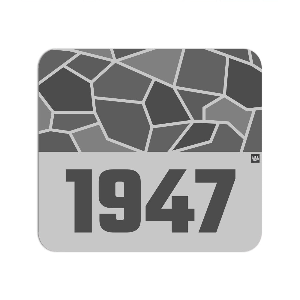 1947 Year Mouse pad (Melange Grey)