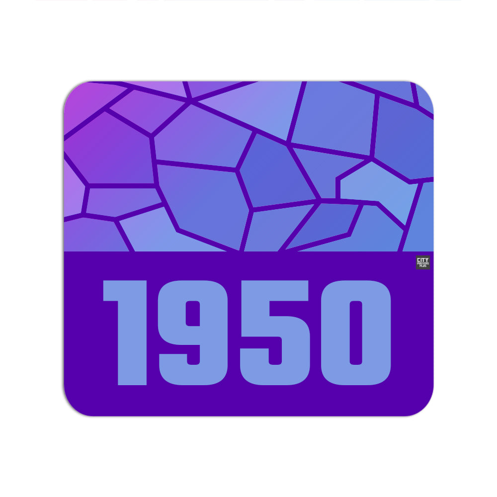 1950 Year Mouse pad (Purple)