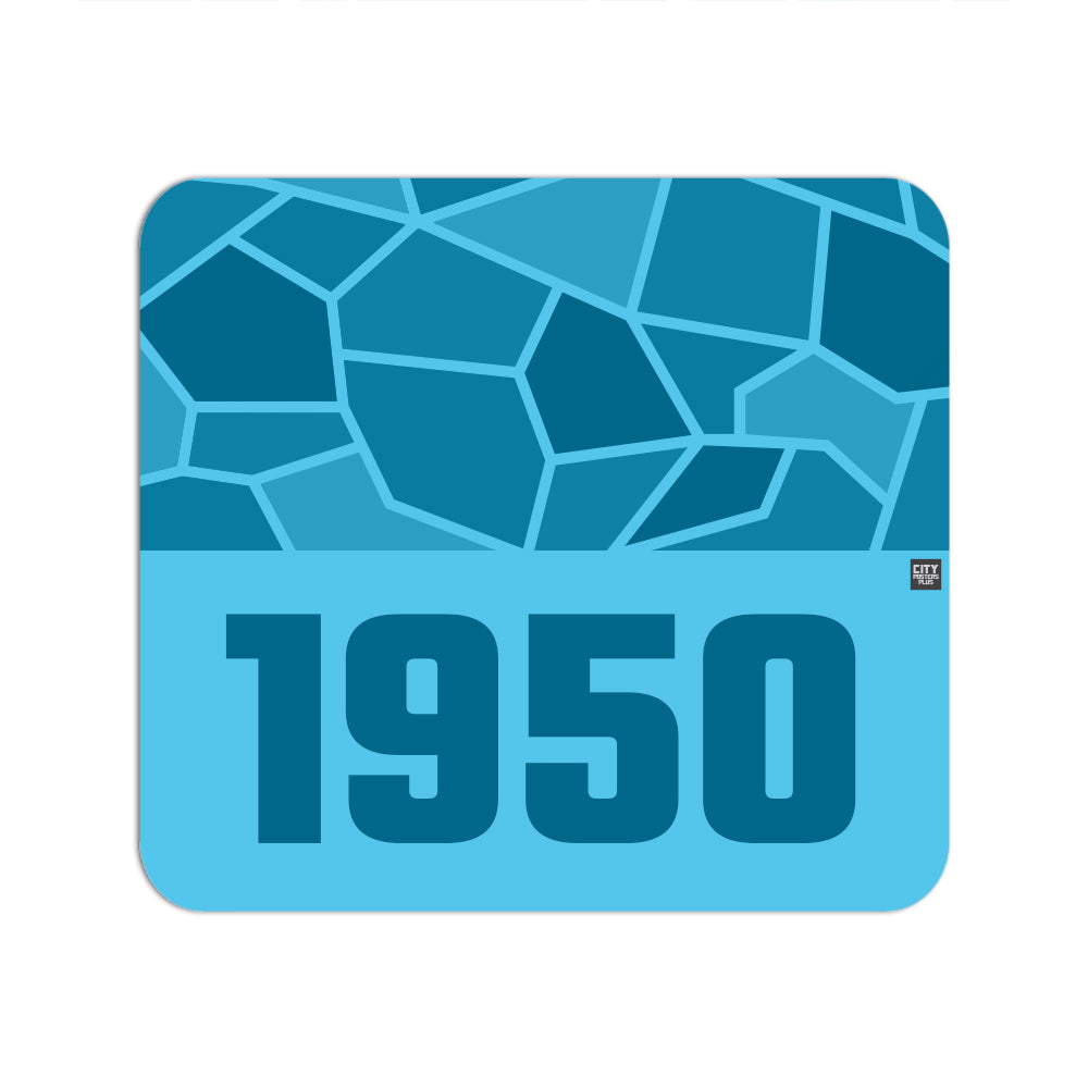 1950 Year Mouse pad (Sky Blue)