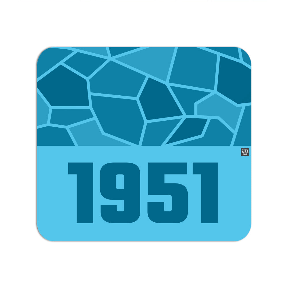 1951 Year Mouse pad (Sky Blue)