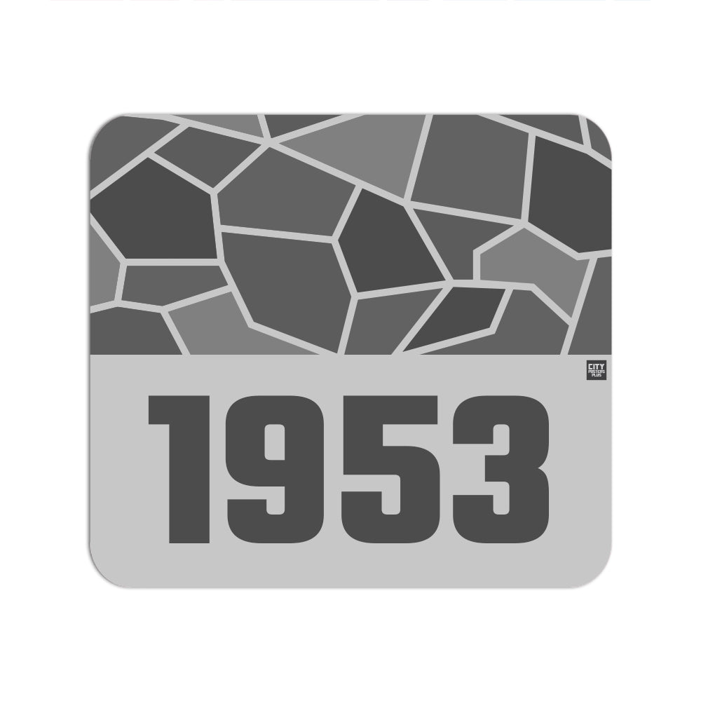 1953 Year Mouse pad (Melange Grey)