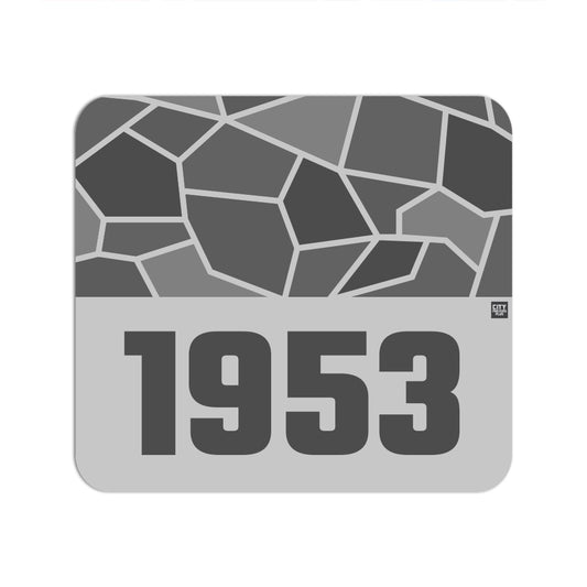 1953 Year Mouse pad (Melange Grey)