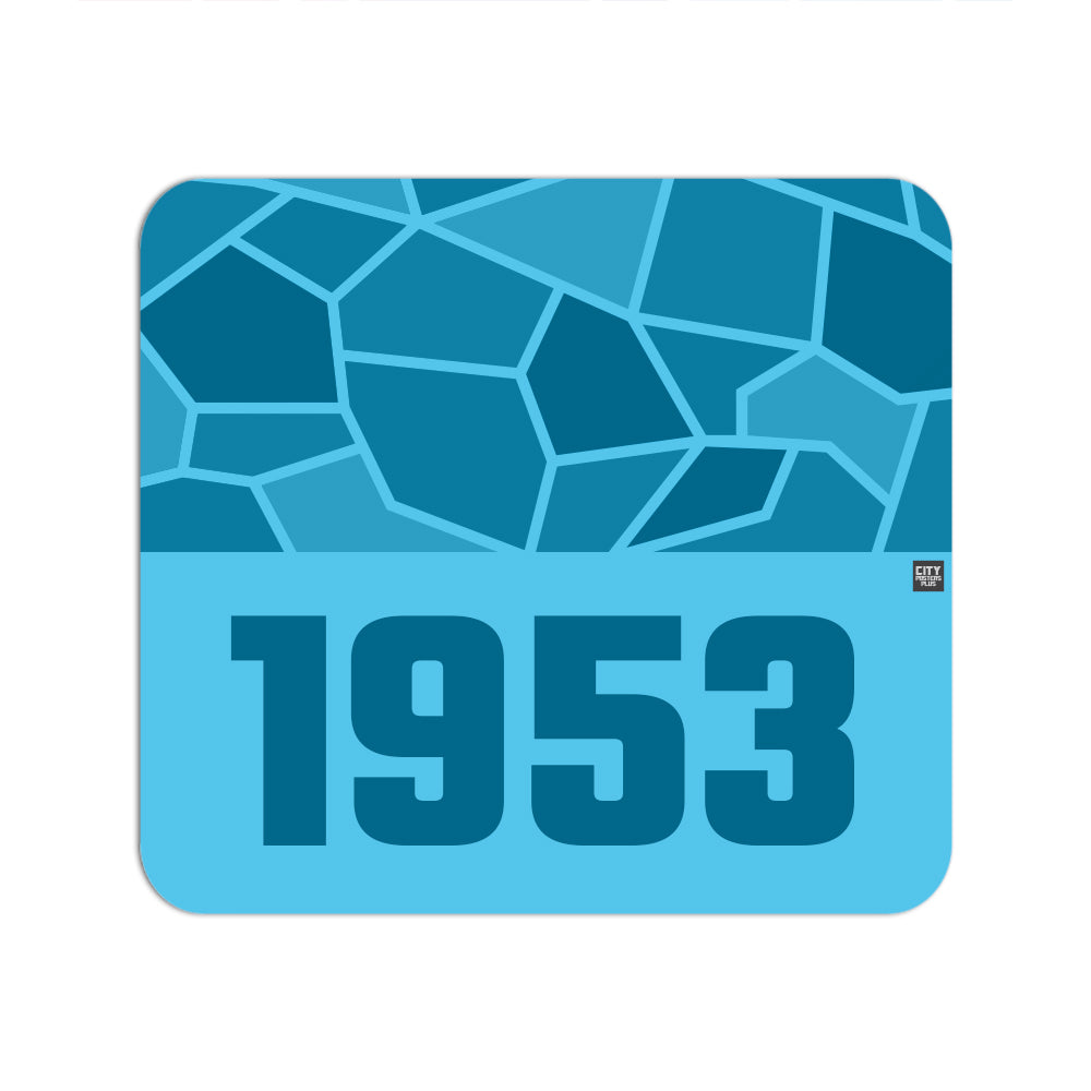 1953 Year Mouse pad (Sky Blue)