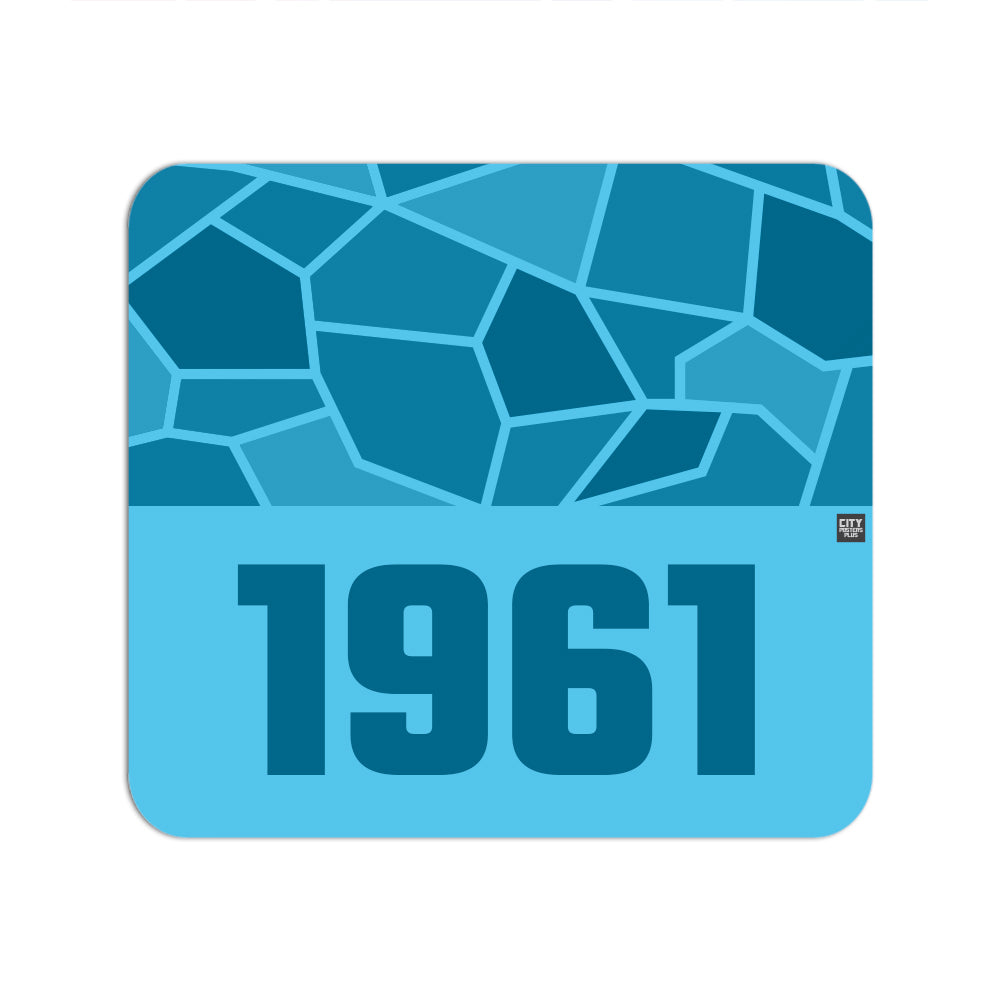 1961 Year Mouse pad (Sky Blue)