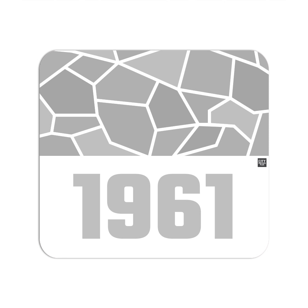 1961 Year Mouse pad (White)