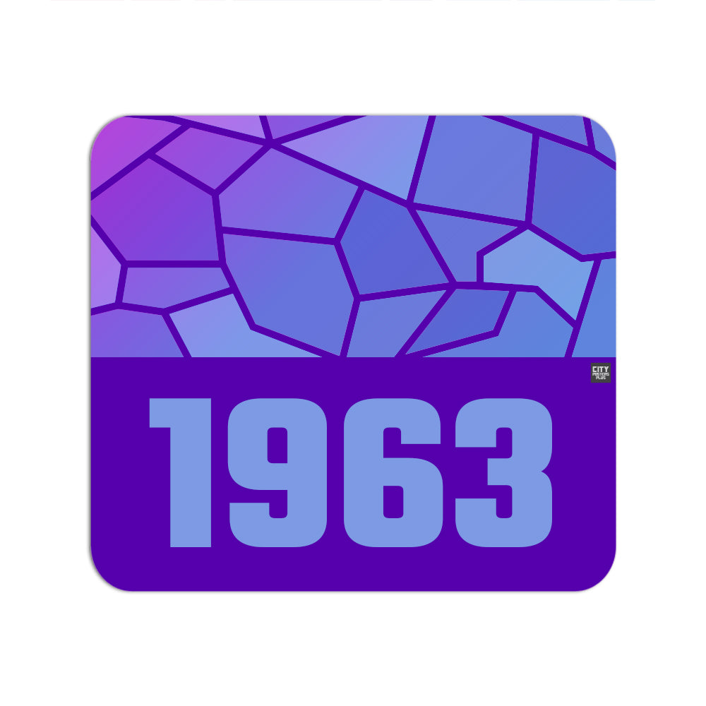 1963 Year Mouse pad (Purple)