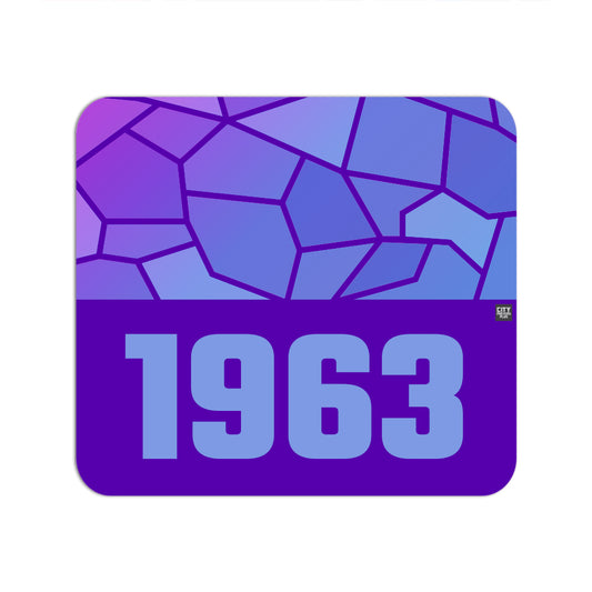 1963 Year Mouse pad (Purple)