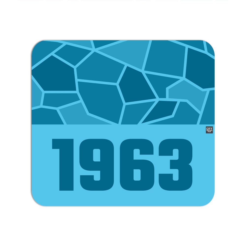 1963 Year Mouse pad (Sky Blue)