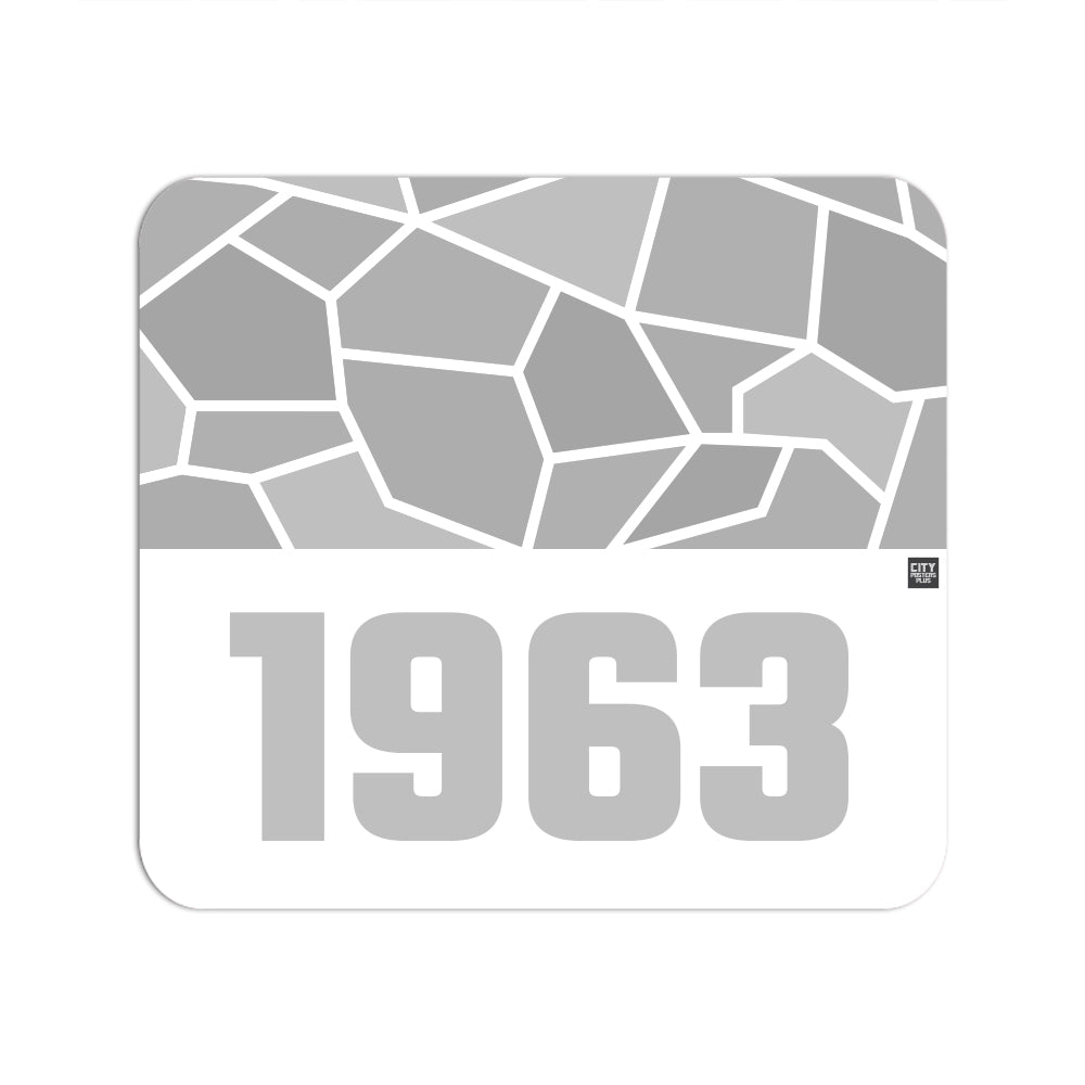 1963 Year Mouse pad (White)