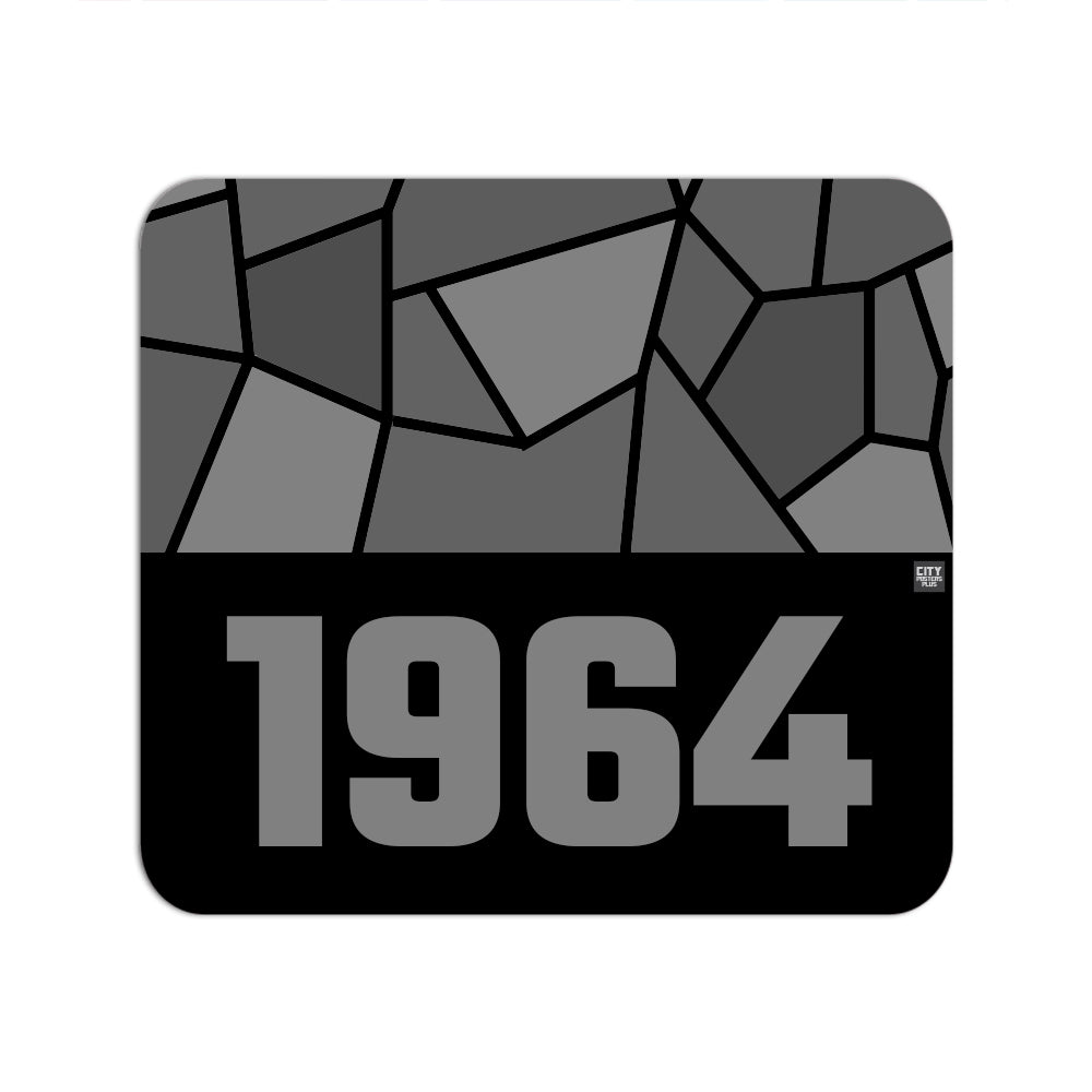 1964 Year Mouse pad (Black)