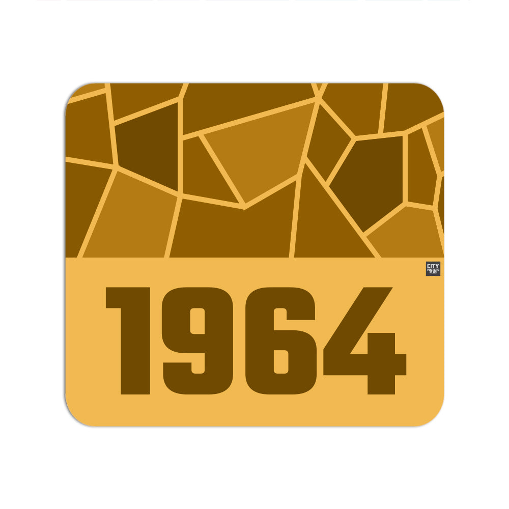 1964 Year Mouse pad (Golden Yellow)