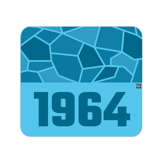 1964 Year Mouse pad (Sky Blue)