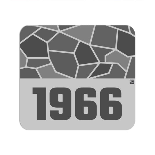 1966 Year Mouse pad (Melange Grey)