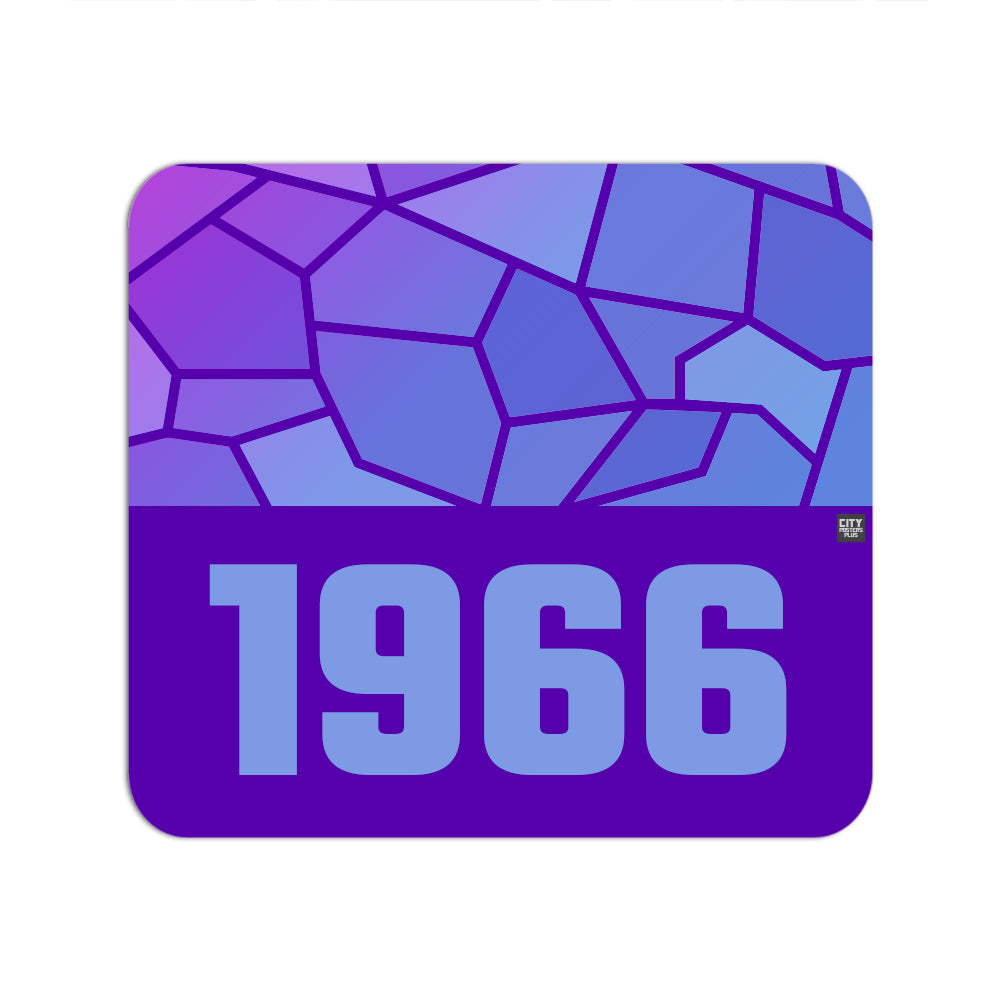 1966 Year Mouse pad (Purple)