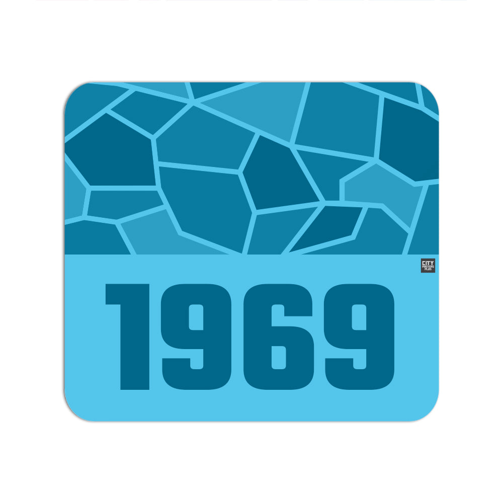 1969 Year Mouse pad (Sky Blue)