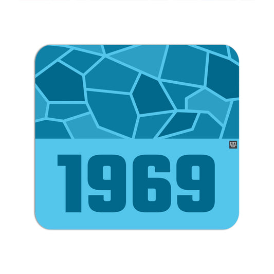 1969 Year Mouse pad (Sky Blue)