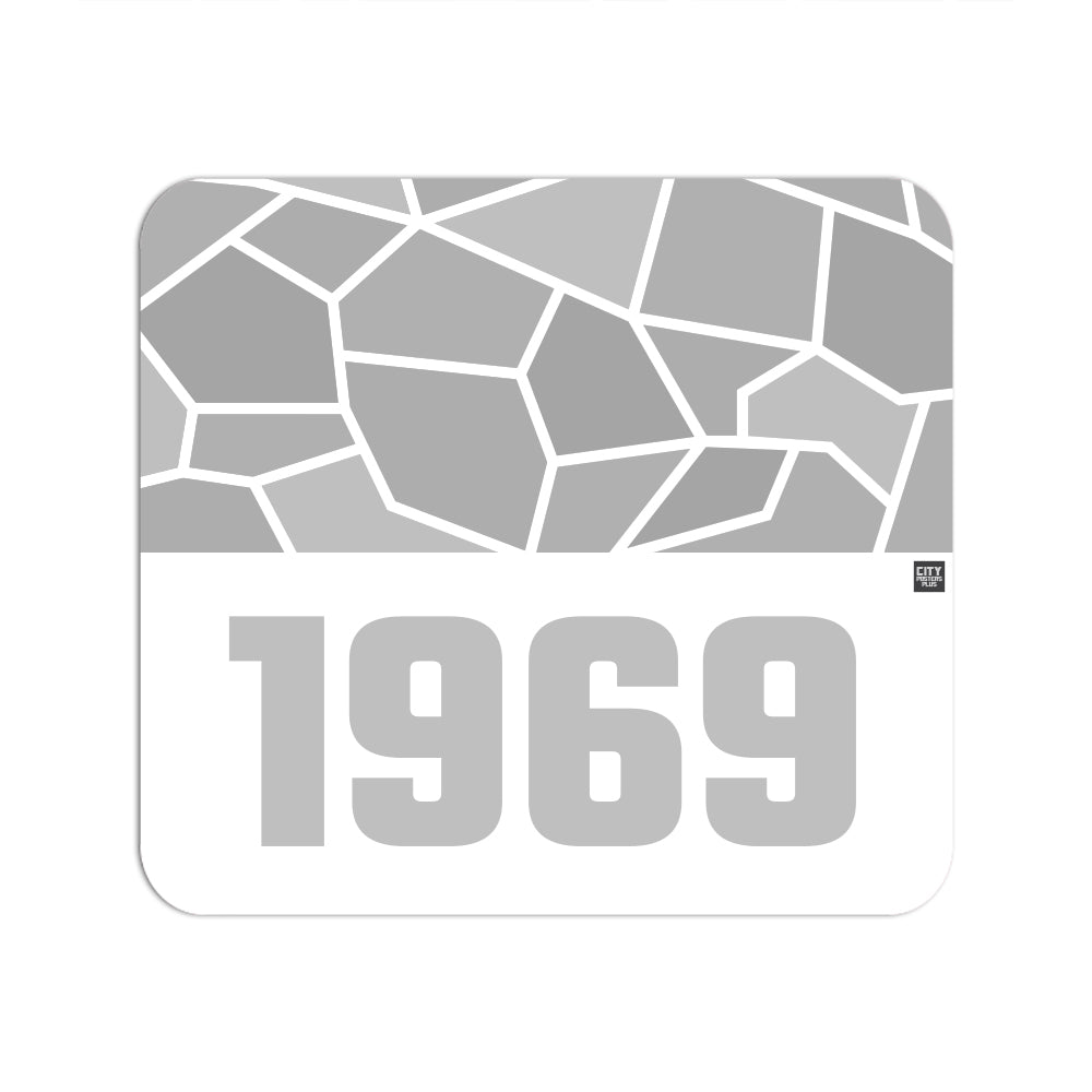 1969 Year Mouse pad (White)