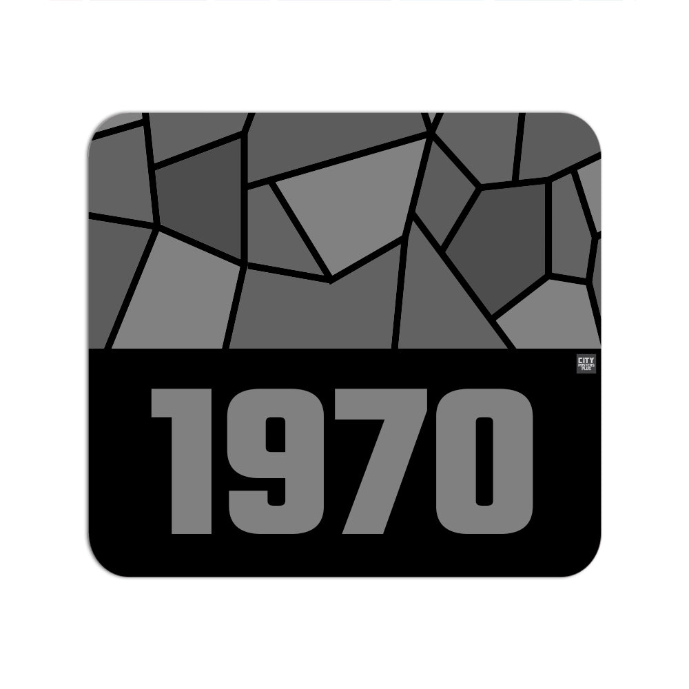 1970 Year Mouse pad (Black)