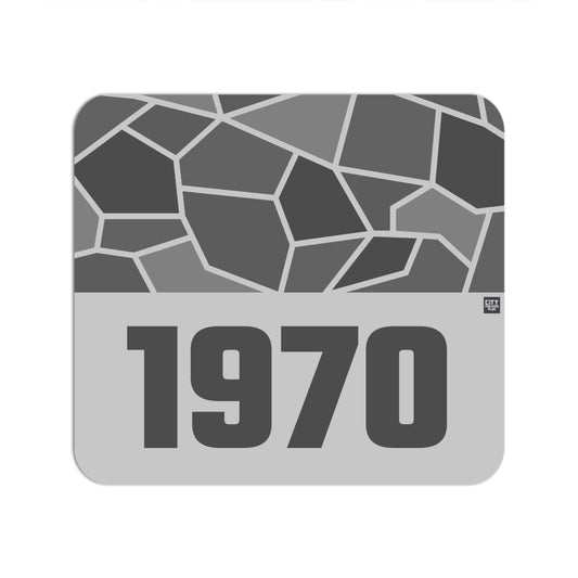 1970 Year Mouse pad (Melange Grey)