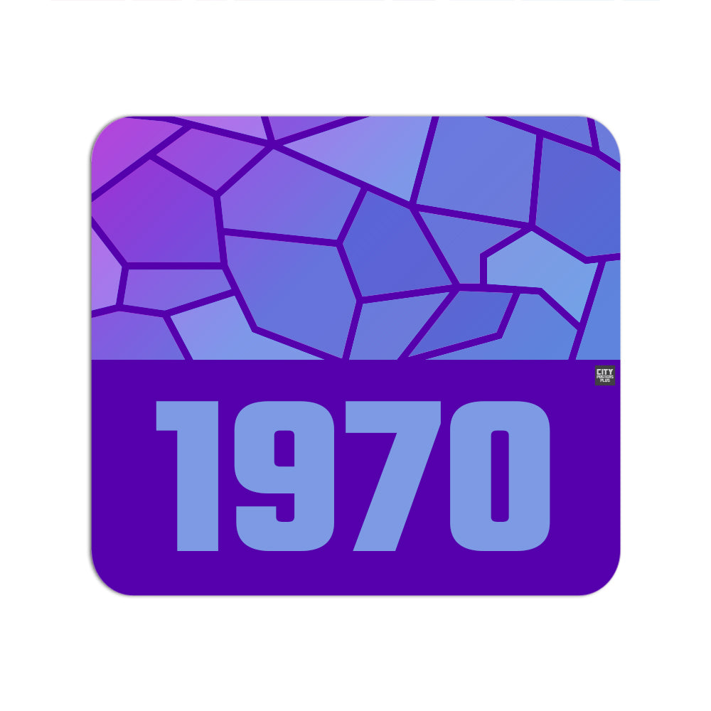 1970 Year Mouse pad (Purple)