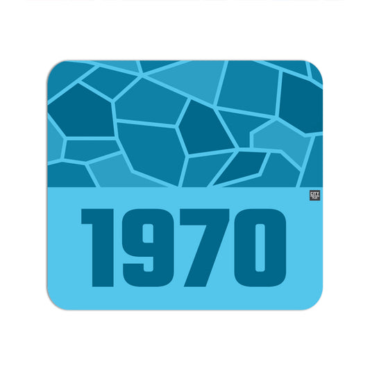 1970 Year Mouse pad (Sky Blue)