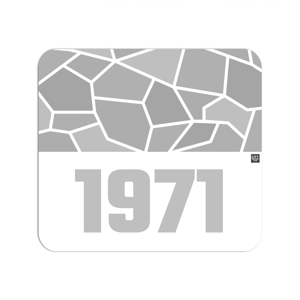 1971 Year Mouse pad (White)