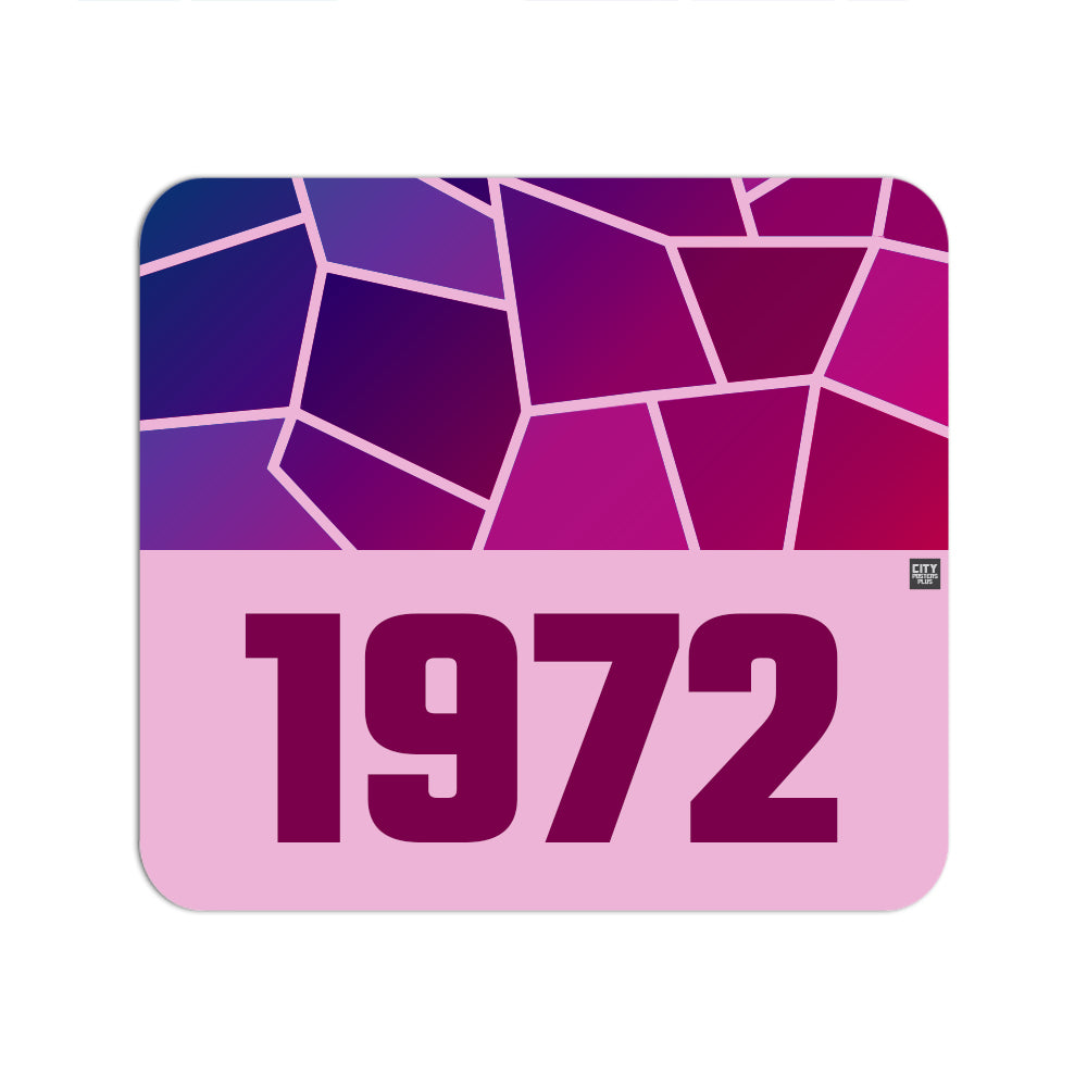 1972 Year Mouse pad (Light Pink)