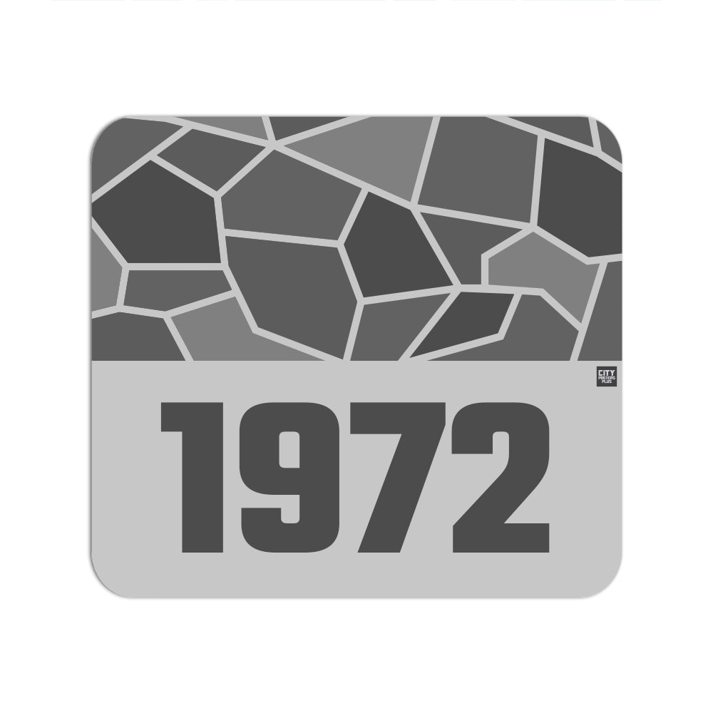 1972 Year Mouse pad (Melange Grey)