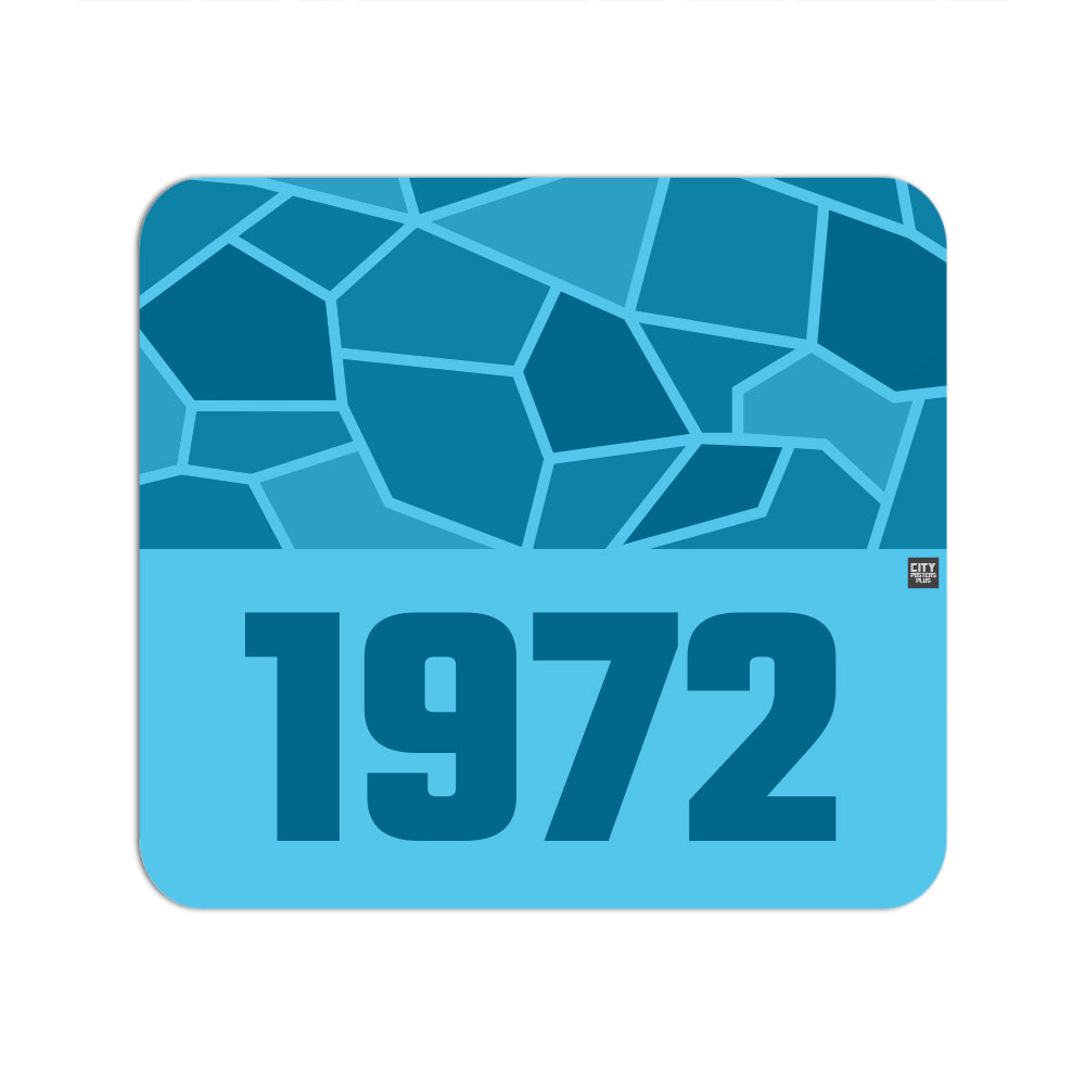 1972 Year Mouse pad (Sky Blue)