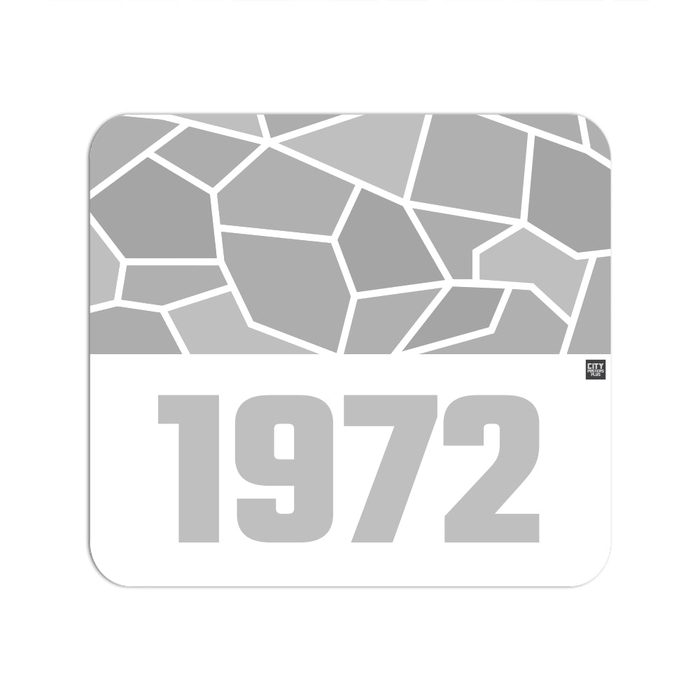 1972 Year Mouse pad (White)