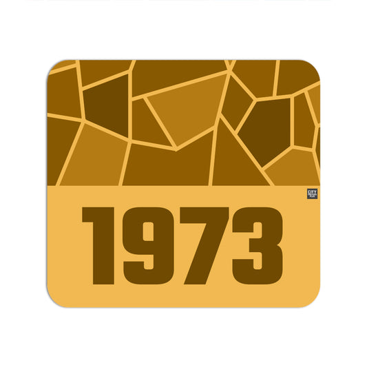 1973 Year Mouse pad (Golden Yellow)