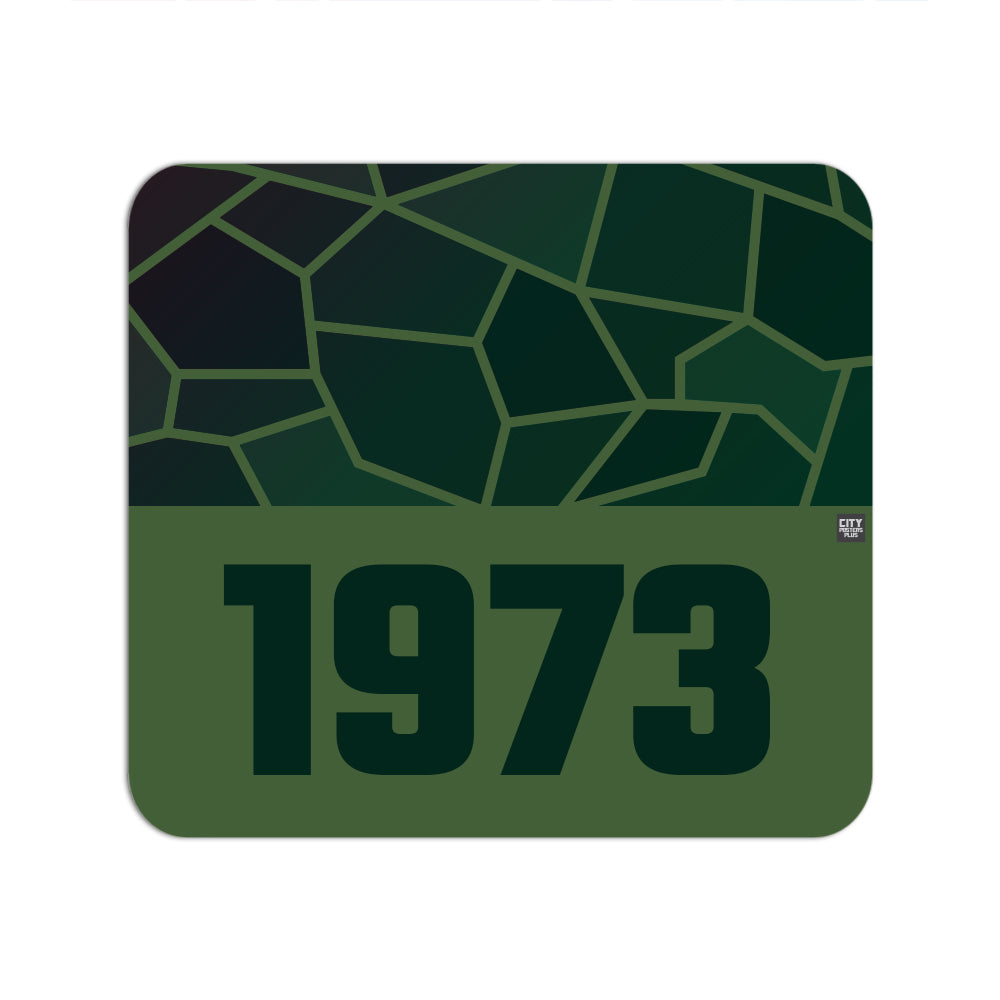 1973 Year Mouse pad (Olive Green)