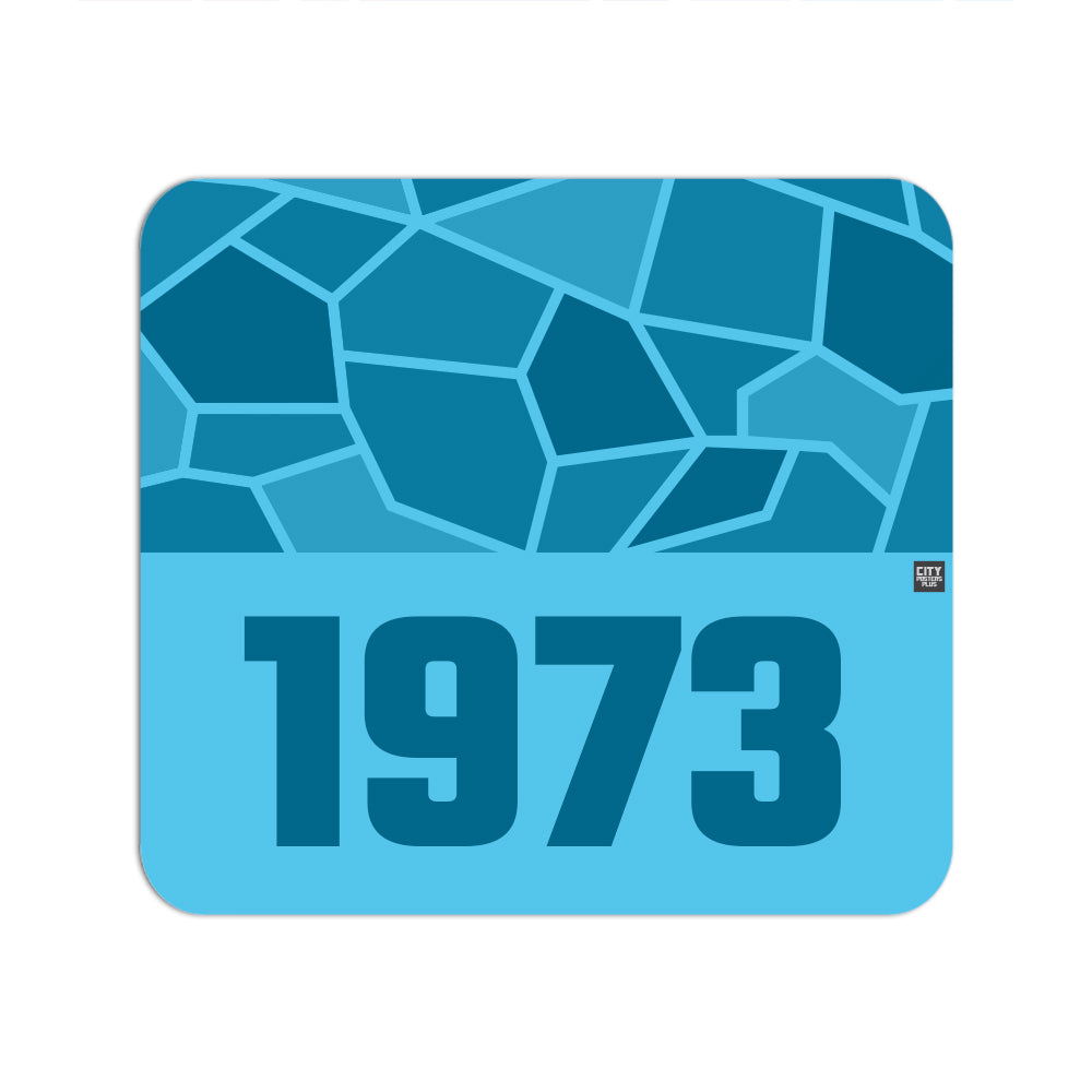 1973 Year Mouse pad (Sky Blue)