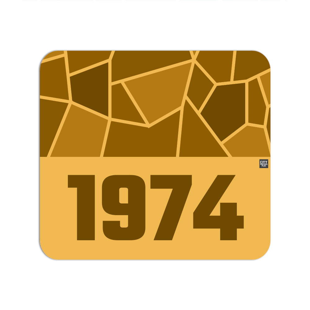 1974 Year Mouse pad (Golden Yellow)