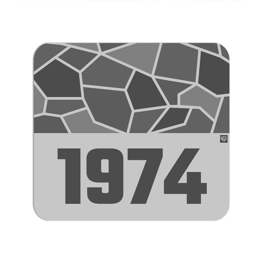 1974 Year Mouse pad (Melange Grey)