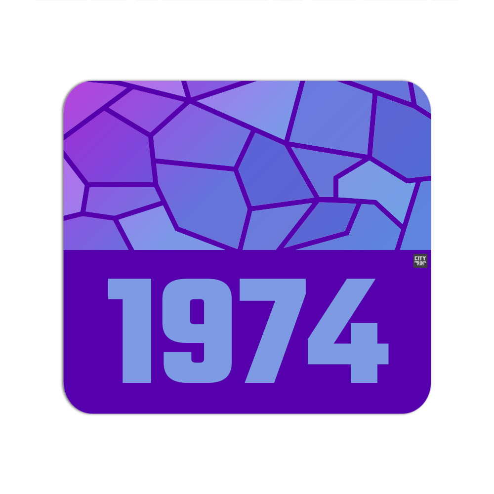 1974 Year Mouse pad (Purple)