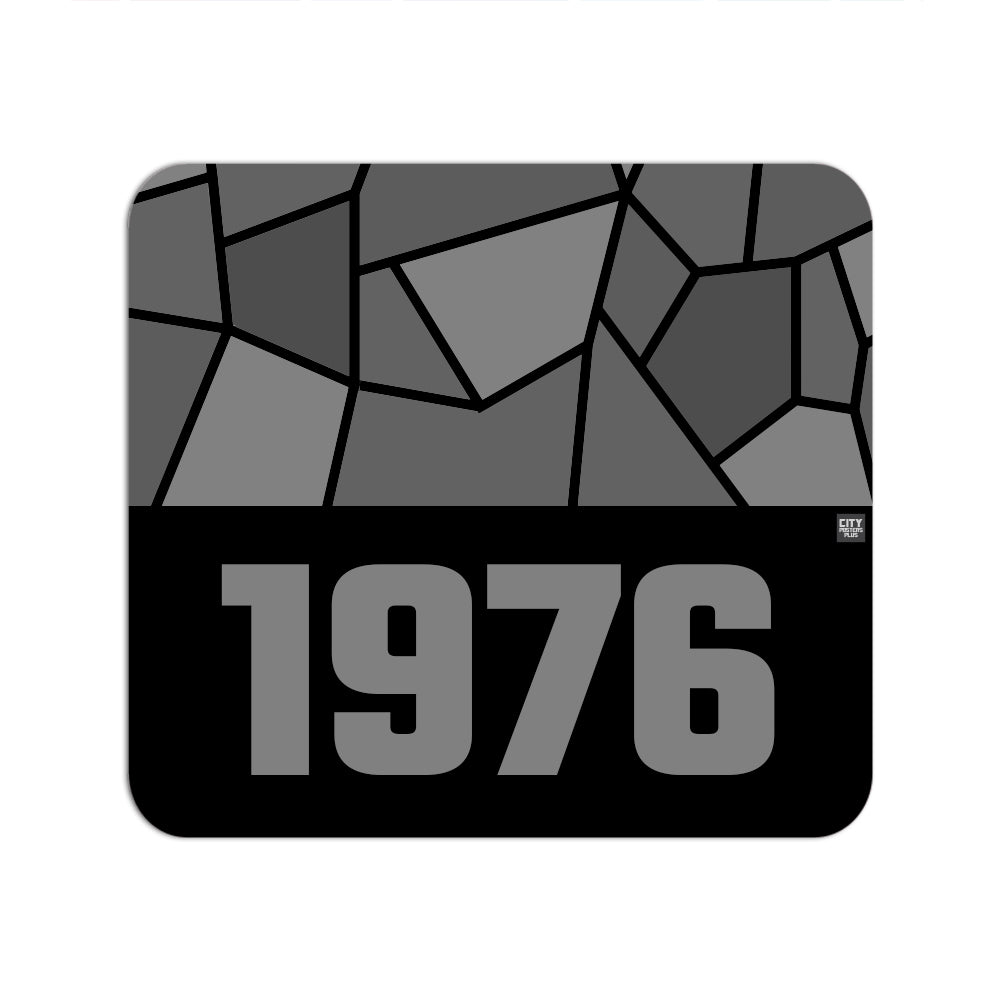 1976 Year Mouse pad (Black)