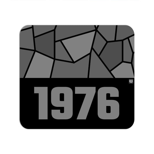 1976 Year Mouse pad (Black)