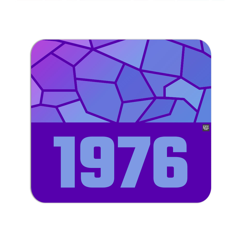 1976 Year Mouse pad (Purple)