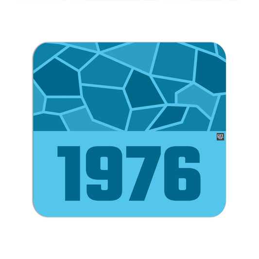 1976 Year Mouse pad (Sky Blue)