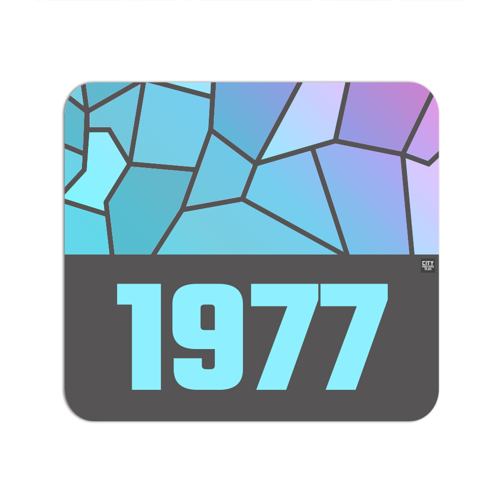 1977 Year Mouse pad (Charcoal Grey)