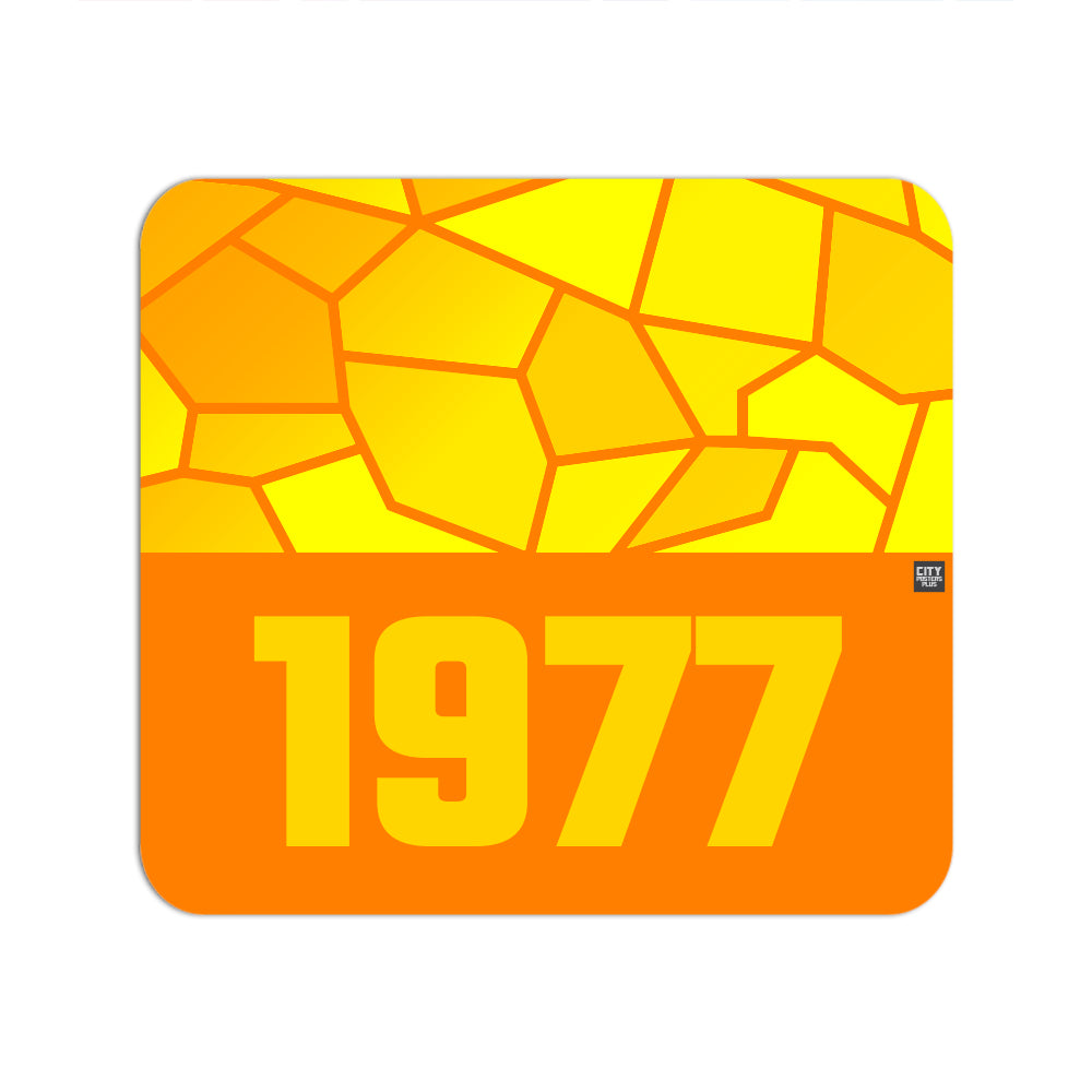 1977 Year Mouse pad (Orange)